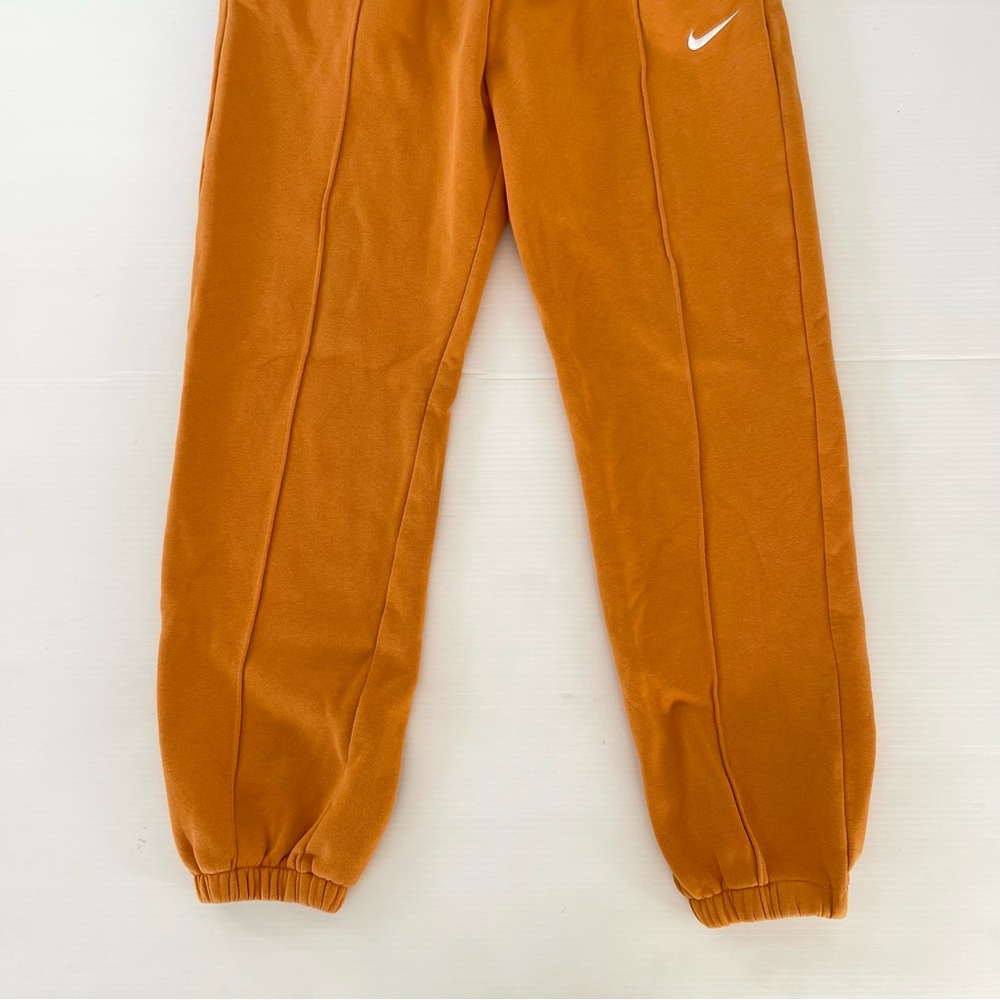 Nike Tech Fleece Orange Joggers Sweatpants - Picture 3 of 9